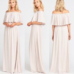 Show Me Your Mumu Hacienda maxi dress show me the ring crisp small